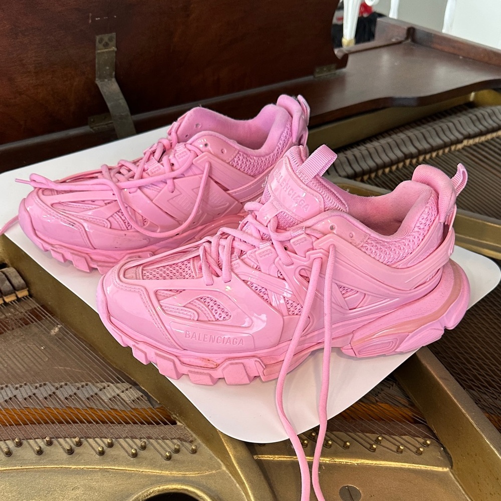Balenciaga Women's Vibrant Pink Sneakers